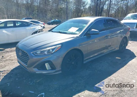 2018 Hyundai Sonata Sport z USA, uszkodzony, nr VIN 5NPE34AF5JH627949